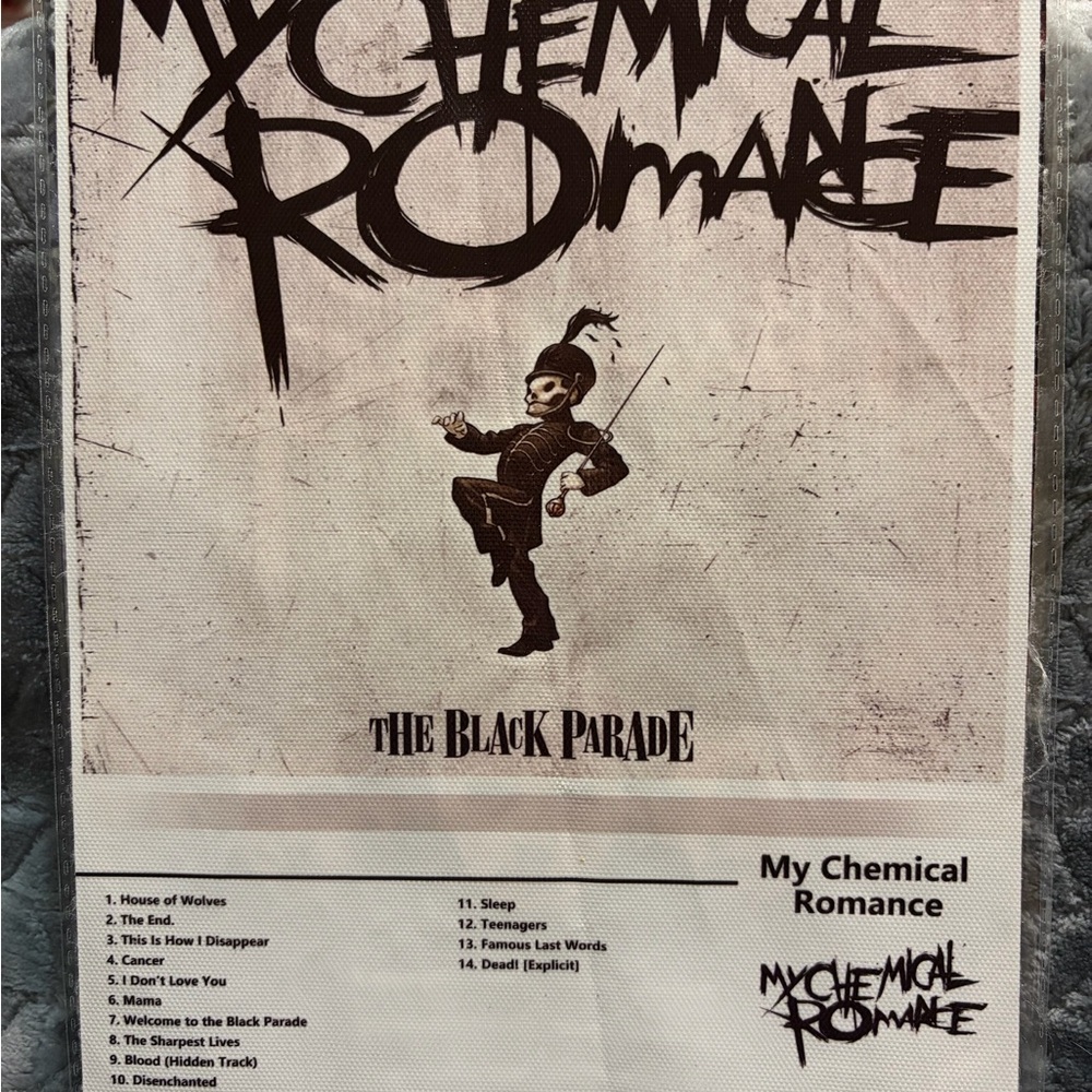 'The Black Parade' Wall Art canvas print